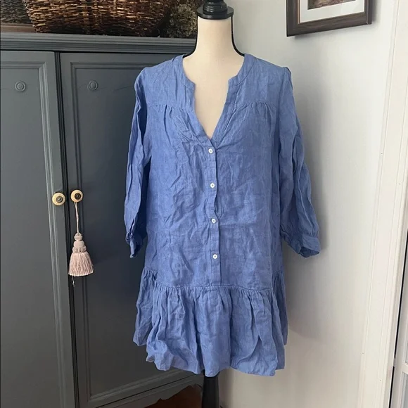 POMANDER PLACE Lake Blue Frankie Dress - Picture 3 of 4